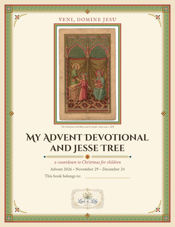Cover of My Advent Devotional and Jesse Tree, a countdown to Christmas for children