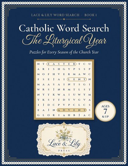 Cover preview of Catholic Word Search: The Liturgical Year, ages 7 and up